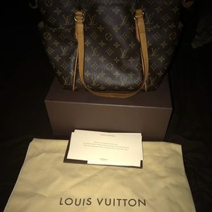 Authentic Louis Vuitton medium tote